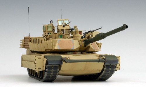 타미야 1/35 미육군 M1A2 TUSK II 에이브람스 전차 / 풀도색 완성품