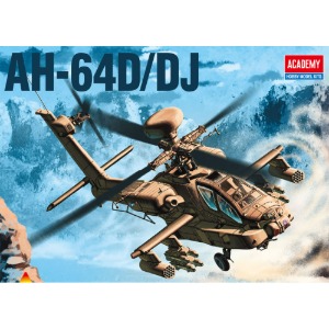 아카데미과학 1/144 AH-64D/DJ 아파치 공격 헬리콥터 12625