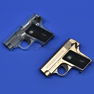 아카데미과학 콜트25 트윈팩 17241 금장 클리어 비비탄 권총 2개입 에어소프트건